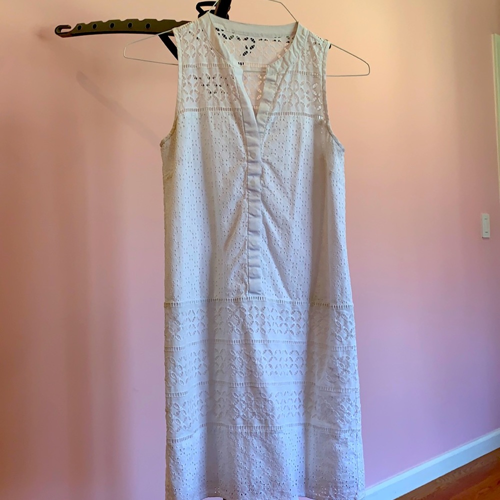 White Sleeveless Dress